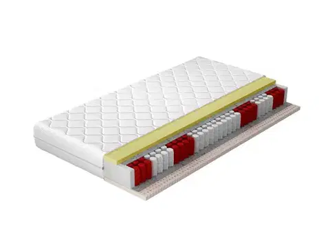 Matrace NABBI Pavio 160 obojstranný taštičkový matrac latex / pružiny / plsť / pamäťová pena / látka