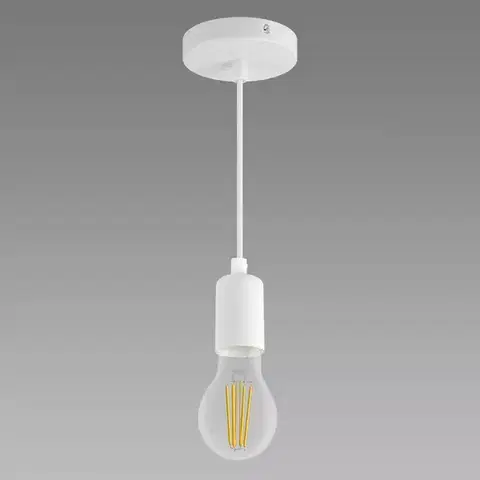 Lampy do obývačky Luster Uno E27 CLG White 03810 LW1