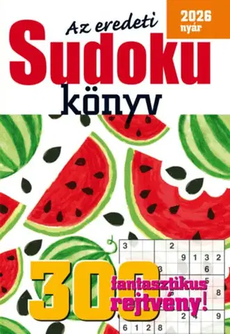Krížovky, hádanky, hlavolamy Az eredeti Sudoku KÖNYV 2026 nyár - Tim Bender