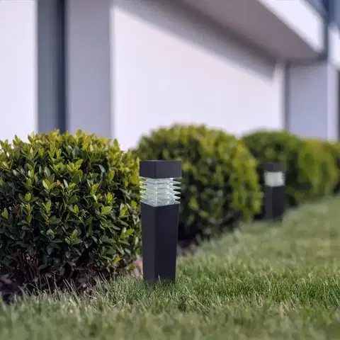 Solárne dekoračné lampy Solárna lampa KOSTKA TORRE AO-TO0640S