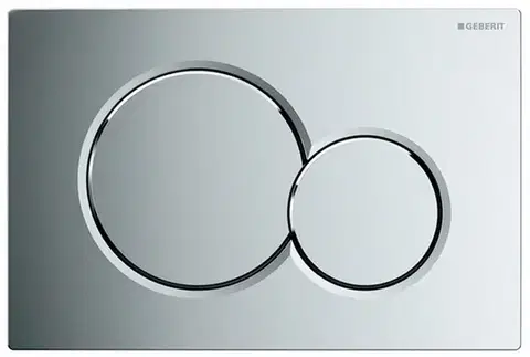 Záchody GEBERIT SIGMA01 ovládacie tlačítko, Dual Flush, chróm lesk 115.770.21.5