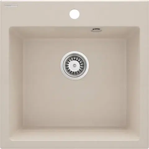 Kuchynské drezy DEANTE DEANTE - Evora beige - Granitový drez ZQJ_5103