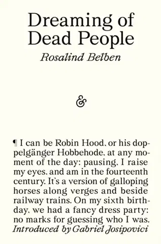 Beletria Dreaming of Dead People - Rosalind Belben
