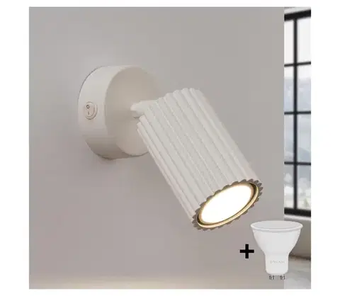 Svietidlá BRILAGI - LED nástenné bodové svietidlo CRESTO 1xGU10/10W/230V krémové BR.1598