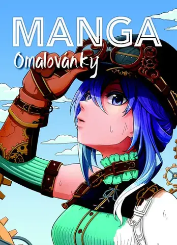 Maľovanky pre dospelých Manga omalovánky - Martina Zelená
