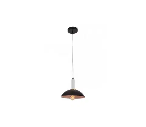 Svietidlá Zam 180052 - Luster na lanku 1xE27/40W/230V čierna 180052