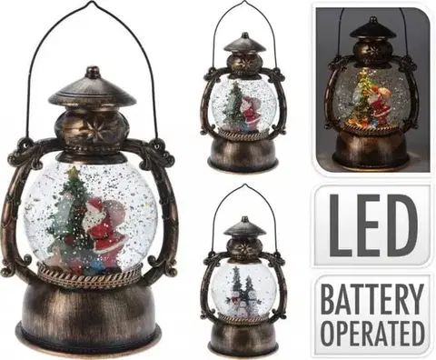 Záhradné lampy Kinekus Lampáš LED 13x11x21 cm mix