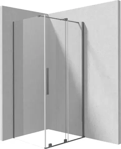 Sprchovacie kúty DEANTE - Prizma krátka ku kolmej stene/dlhá k paralelnej stene sprchovací kút, obdĺžnikový, 120x80 cm; KPNDP12S08