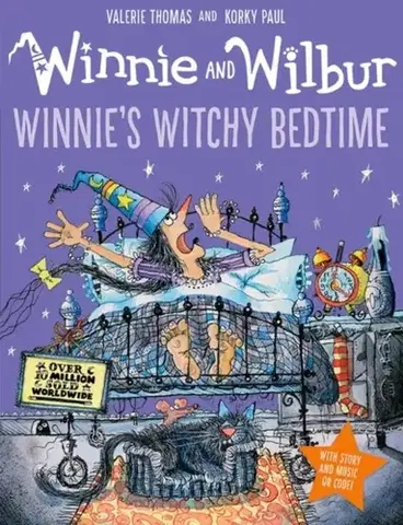 Leporelá, krabičky, puzzle knihy Winnie & Wilbur: Winnie's Witchy Bedtime PB & Audio - Valerie Thomas
