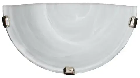 Stropná svetla Stropná lampa Duna 1/2, biela, chrómová, držiak, 60W