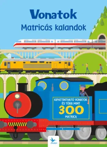 Nalepovačky, vystrihovačky, skladačky Vonatok