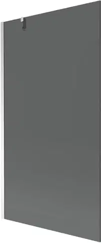 Sprchové dvere MEXEN/S - Next vaňová zástena FIX 100 x 150, grafit, chróm 895-100-000-00-40-01