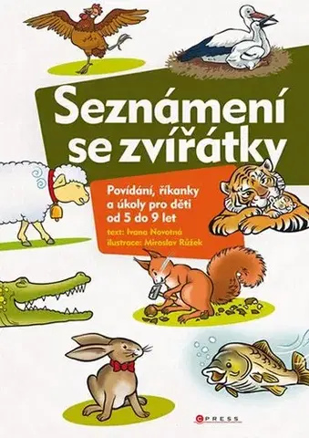 Príprava do školy, pracovné zošity Seznámení se zvířátky - Ivana Novotná