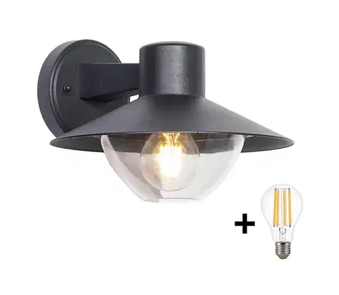 Svietidlá BRILAGI -  LED Vonkajšie nástenné svietidlo VEERLE 1xE27/60W/230V IP44 GD-VERLW1- 00