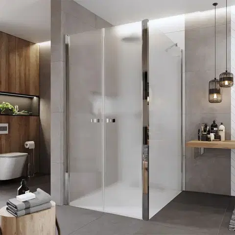 Sprchovacie kúty Mereo Sprchový kút, Novea, obdĺžnik, 90x120x200 cm, chróm ALU, sklo Point CK88522Z