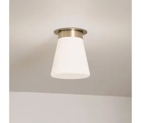 Svietidlá Elstead Kichler KL-ALBERS-F-T-CPZ-Stropné svietidlo ALBERS 1xE27/40W/230V, priemer 21,6 cm, bronz KL-ALBERS-F-T-CPZ