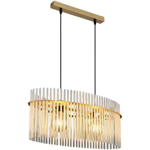Moderné lampy do obývačky Luster 15698H3M Gold LW2
