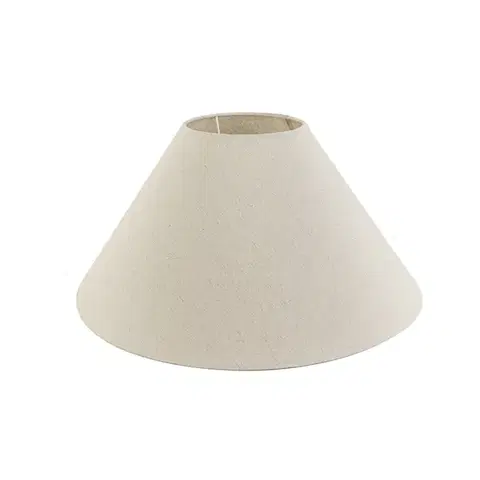 Tienidlo na lampu Látkové tienidlo béžové okrúhle šikmé 50/17,5/25