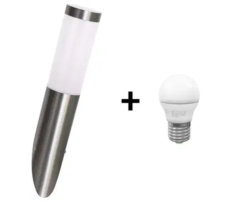 Svietidlá  LED Vonkajšie svietidlo LIVIA 1xE27/7W/230V 4000K IP44 SA0462+BG0216