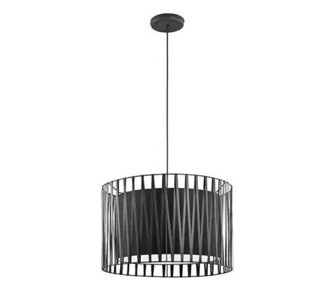 Svietidlá  Luster na lanku HARMONY BLACK 3xE27/60W/230V 1655
