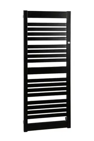 Radiátory do kúpeľne Instalprojekt - Kúpeľňový radiátor FRAME SLIM - Radiátory - Farebné prevedenie HL - Čierna, Rozmer radiátora HL - 400 × 1078 mm, výkon 418 W RADFRAS401131