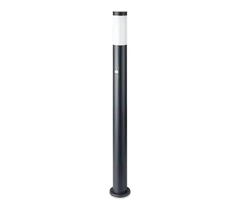 Záhradné lampy  Vonkajšia lampa so senzorom 1xE27/60W/230V IP44 110cm antracit 8968
