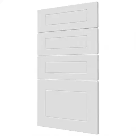 MDF fronty PVC Dvierka Quantum D4M/D4E/D4H/D4A 40 white super mat