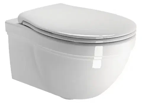 Záchody GSI - CLASSIC závesná WC misa, 37x55cm, biela ExtraGlaze 871211