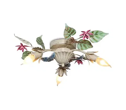 Svietidlá  Prisadený luster FIORINTINO 3xE14/40W/230V 4072-cl74-pla000-cp000