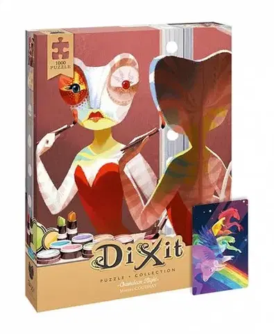 1000 dielikov ADC Blackfire Puzzle Chameleon Night 1000 Dixit Universe