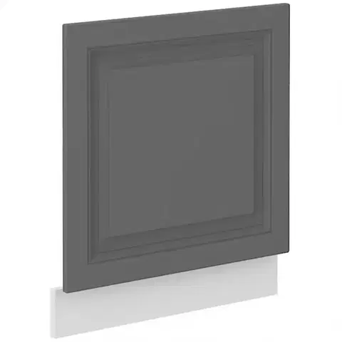 Dvierka a čelá zásuviek pre kuchynske skrinky Dvierka umývačky riadu Stilo dustgrey/biely 570x596