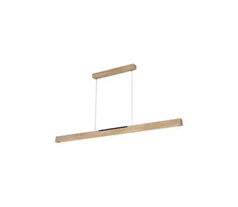 Svietidlá  LED Luster na lanku LED/22W/230V 4000K 120 cm borovica/masív WRL0221