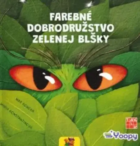 Leporelá, krabičky, puzzle knihy Farebné dobrodružstvo zelenej blšky