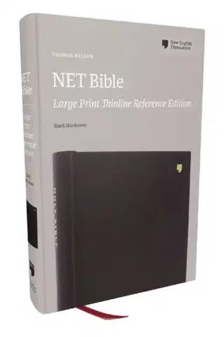 Náboženstvo NET Bible, Large Print Thinline with Cross References, Hardcover, Comfort Print (Thumb Indexed) - Thomas Nelson