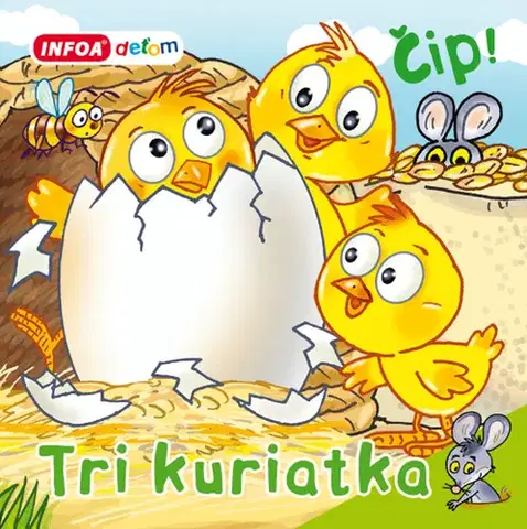 Leporelá, krabičky, puzzle knihy Otvor okienko: Tri kuriatka - Kolektív autorov