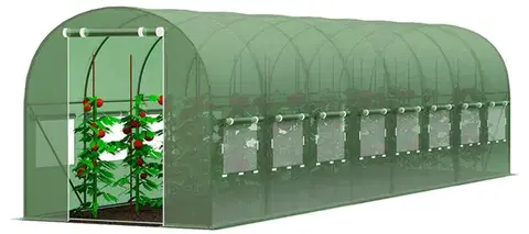 Foliovníky Záhradný fóliovník 3x8m zelená