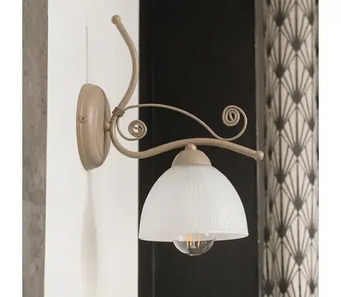 Svietidlá BRILAGI - Nástenné svietidlo ANTICO MODERN 1xE27/60W/230V béžové 8590828037958