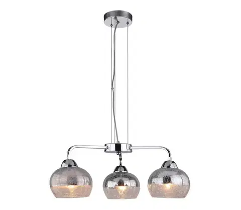 Svietidlá  Luster na lanku CROMINA 3xE27/60W/230V 33-56368