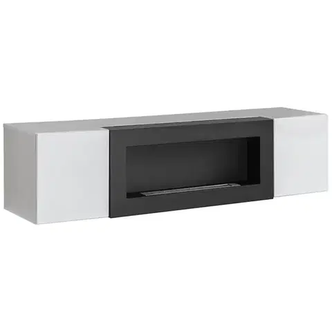 Komody do spálne Komoda S krbom Fly Pg Fy Sbk Perla Gray