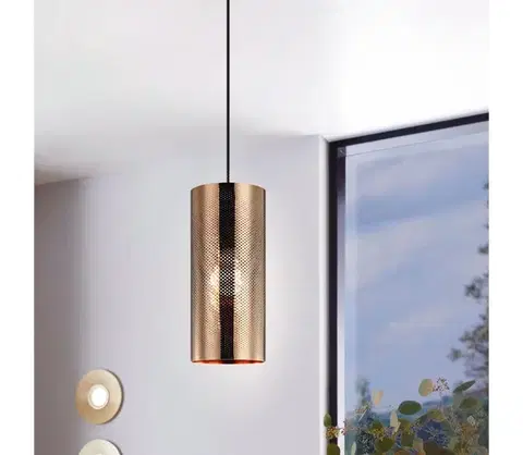 Svietidlá Eglo 99016 - Závesné svietidlo na lankách TABIAGO 1xE27/40W/230V 99016