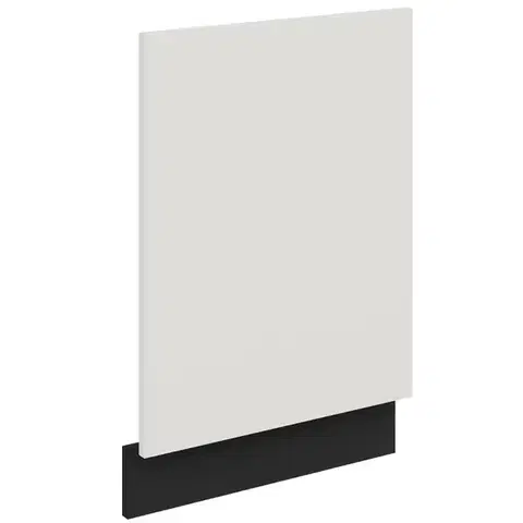 Dvierka a čelá zásuviek pre kuchynske skrinky Dvierka na umývačku Zm Aria-Wh/Bl Anti Fingerprint 570x446