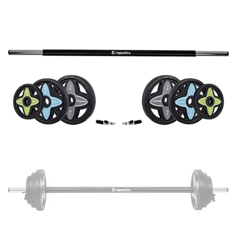 Činky Činkový set inSPORTline Pumpstar 2-20kg