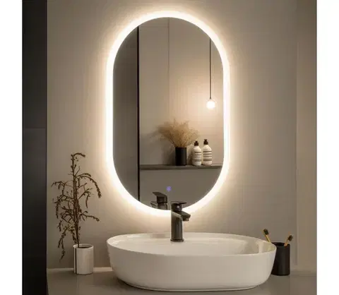 Kúpeľňové zrkadlá BRILAGI - LED kúpeľňové zrkadlo LECCO LED/25W/230V 50x80 cm IP44 CRI 90 stmievateľné + CCT FG-MIR-0011-8050