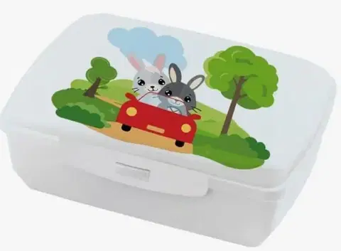 Dózy na potraviny Kinekus Dóza detská na potraviny plastová, 1350ml, Betty Bunny, na desiatu