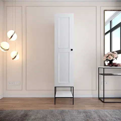 Šatňové skrine Šatníková skriňa Martin 1 - White