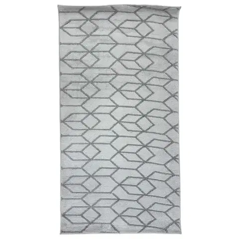 Moderné koberce Koberec Linda 0,8/1,5 Sm927 strieborný