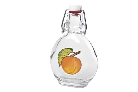 Fľaše s dekoráciou MAKRO - Fľaša Felda 0,2l-marhuľa
