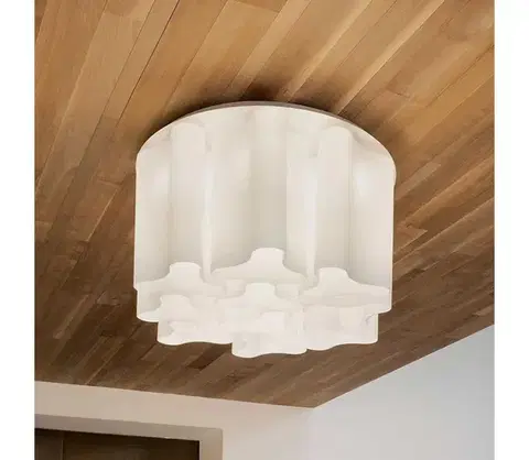 Svietidlá Ideal Lux - Stropné svietidlo COMPO 10xE27/52W/230V, priemer 73,5 cm, biele 125510