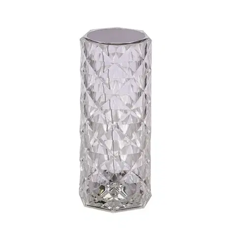 Stolové lampy Stolová lampa BRILLO V-21,5 cm bezfarebná 2W LED USB 3000, 4000, 6000K TOUCH ME