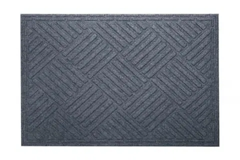 Koberce Rohož Textile K-502-1 45x75 cm šedá